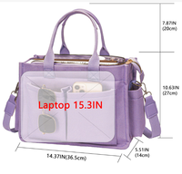 Bien conçu grande capacité toile sac fourre-tout ordinateur portable livre de travail voyage Gym fourre-tout bandoulière unique épaule sac à main dames sac à main