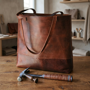 Pochette décontractée pour femme en cuir véritable marron avec bandoulière, fermeture éclair, imperméable, écologique, antivol et légère - Product Image 3