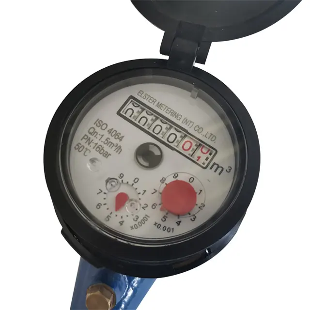 Medidor de água a jato multijato r160, medidor de água seca de alta qualidade e precisão