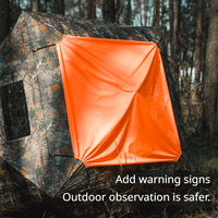 Tente de camouflage personnalisable pour le camping en plein air, vue à 270/360 degrés, observation des oiseaux, imperméable, coupe-vent, tente de chasse en forêt