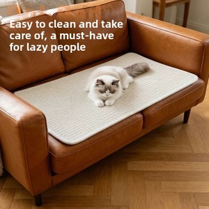 Tapis à gratter <span class=keywords><strong>pour</strong></span> <span class=keywords><strong>chat</strong></span> en sisal naturel, protection de <span class=keywords><strong>canapé</strong></span>, anti-rayures, coussin de grattage <span class=keywords><strong>pour</strong></span> animaux, housse de protection de meubles résistante à l'usure <span class=keywords><strong>pour</strong></span> chats - Product Image 2