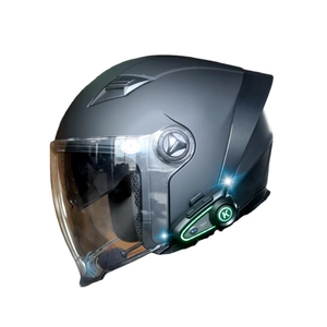 Nouveau casque de moto ABS avec talkie-walkie pour casque demi-face pour hommes et femmes, motards électriques, double lentille, adapté à tous - Product Image 3