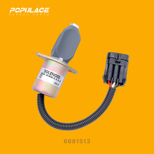 Vanne solénoïde Populace 6681513 12Vdc pour coupure de gaz de générateur - Product Image 1