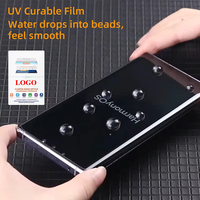 Film protecteur d'écran en hydrogel UV transparent HD 0,25 mm, feuille de protection UV en TPU flexible 9H pour téléphone portable, découpable à la machine
