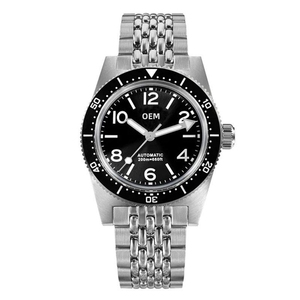 Đồng hồ đeo tay tự động cổ điển chống nước 200M, tùy chỉnh ODM, sang trọng, thép không gỉ, mặt kính sapphire, máy cơ cho NH35 - Product Image 3