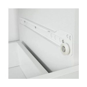 Modern Solid Wood <strong>Pine</strong> 5-Drawer <strong>Dresser</strong> White for Home Apartment Hotel Storage - Product Image 4