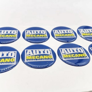 Autocollants en résine époxy pour mur en forme de dôme/autocollants créatifs en résine époxy, logo personnalisé, nouveau coffret cadeau 3D, sac en plastique, cadeaux promotionnels personnalisés, tout design - Product Image 4