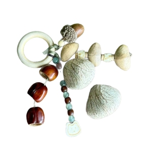 Wholesale Handmade Natural Acorn And Fruit‑Shell Bag Ornament <b>Wind</b> <b>Chime</b> Handicraft Souvenir Accessories - Product Image 1