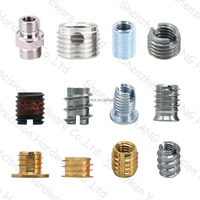 Self-tapping Inserts M5x10 Slotted Threaded Steel Metric Fine Thread DIN Standard Heavy Industry Use
