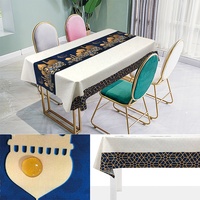 Décoration Eid Mubarak, nappe, chemin de Table, bannière, décoration de fête musulmane islamique, Ramadan Kareem Eid Al Adha, cadeau 2023