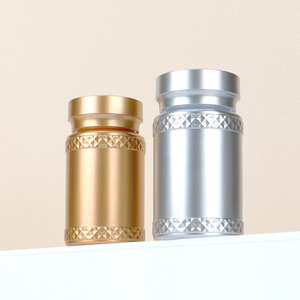 Envases Metálicos de Plástico con Tapa de Rosca, Frascos de Almacenamiento Personalizados para Suplementos y Cosméticos - Product Image 5