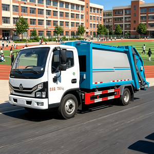 China Dongfeng 12-Cubic-Meter Compression Garbage Truck Compactor Garbage Trucks - Product Image 1