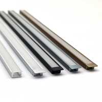 Profils en plastique sur mesure YG-0805A, profils linéaires en aluminium avec LED intégrées pour l'éclairage des logements