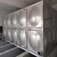 Edelstahl Rechteckiger Isolierter Unterirdischer Kubischer Kommerzieller Wasserspeichertank für Viehzucht, Brandbekämpfung und Auftauen