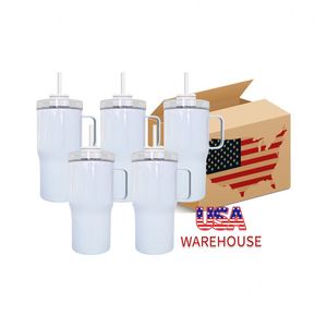 Best Value Gifts Outdoor Sports Travel Blank Sublimation Vacuum Insulated White 20Oz Kids Tumbler Handle With Lids - Product Image 1