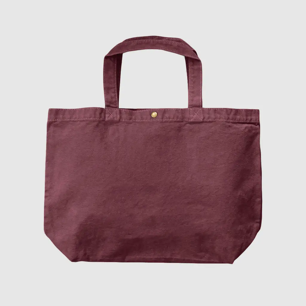 Natürliche Einkaufstasche aus Baumwolle mit Zwickel und Gurt griffen für Komfort beim Tragen