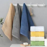 Serviettes de bain en coton éponge brodé de luxe pour hôtel 5 étoiles, durables, douces comme de la soie, absorbantes, séchage rapide, écologiques