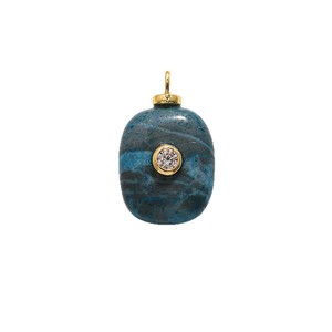 Accessori Fai-da-Te Transfrontalieri, Ciondolo in <span class=keywords><strong>Pietra</strong></span> Naturale, Agata, Turchese per Orecchini e Collane da Donna - Product Image 5