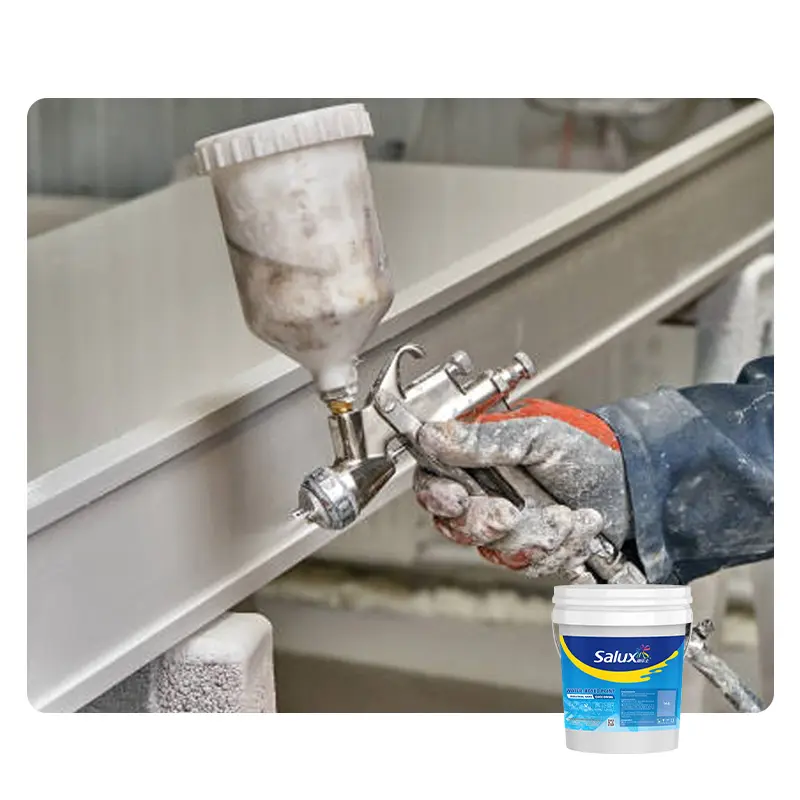 Anti-rust Industrial Paint Gray Alkyd Enamel Industrial Paint For Steel Structure Industrial Finish Paint