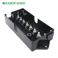 Couleur étanche 7pin remorque boîte de jonction ABS 7 voies électrique remorque boîte de jonction 7 broches câble boîte de connexion pour recâblage RV