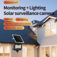 Cámara de Seguridad CCTV para Exteriores con Energía Solar, WiFi 4G, 4MP, V380, con Seguimiento Automático y Ranura para Tarjeta SIM, Venta al Por Mayor de Fábrica