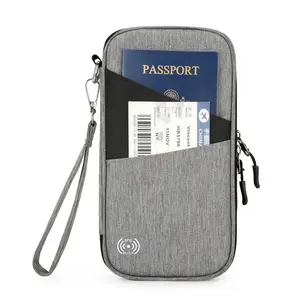 OEM hộ chiếu gia đình ngăn chặn du lịch ví vé chủ tài liệu tổ chức