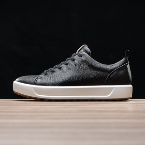 Produttore <span class=keywords><strong>scarpe</strong></span> da <span class=keywords><strong>Golf</strong></span> stile marcia personalizzate senza punta di <span class=keywords><strong>scarpe</strong></span> da ginnastica in pelle bianca nera per gli uomini - Product Image 2