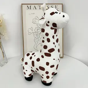 Simpatico peluche imbottito super morbido giraffa animali che vanno a letto giocattoli regalo per bambini peluche gigante giocattolo di peluche