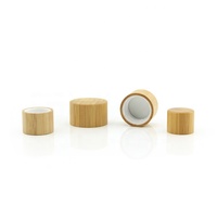 Capuchon en plastique recyclable produit en usine, 18 mm, 20 mm, 24 mm, 28 mm, bouchon à vis en bois de bambou naturel