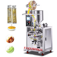 Machine d'emballage, de scellage et de remplissage automatique Focusmac pour miel et liquides en sachets, destinée aux aliments et aux cigarettes, avec film plastique