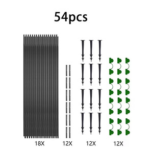 Ensemble de filet arqué anti-insectes en gros pour plantes, fleurs, protection des oiseaux et des animaux, tiges en fibre recouvertes de plastique pour utilisation en jardin - Product Image 2