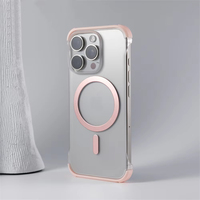 Étui ultra-fin sans cadre, antichoc, transparent mat, effet peau, magnétique, sans bordure pour iPhone 11 12 13 14 15 Pro 16 17 ProMax 17 Air