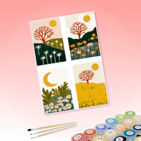 Kits de peinture par numéros DIY personnalisables, ensemble de peinture à l'huile non personnalisé pour adultes, enfants et débutants, livraison directe