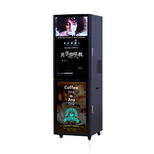 50ST (<span class=keywords><strong>3</strong></span> + <span class=keywords><strong>2</strong></span>) 상업용 완전 자동 셀프 서비스 무인 밀크 티 통합 인스턴트 에스프레소 커피 메이커 기계 - Product Image 3