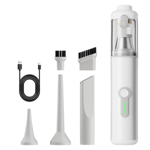 เครื่องดูดฝุ่นขนาดเล็กแบบพกพา 0.3 ลิตร ชาร์จไฟได้ พร้อมหัวดูด 4 แบบ สำหรับใช้ในรถยนต์และบ้าน - Product Image 1