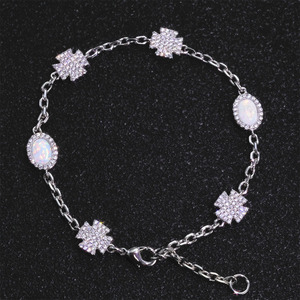 Hip Hop <b>Opal</b> <b>Bracelet</b> Jewelry Accessories Zircon Cross <b>Bracelet</b> Men's Jewelry - Product Image 2