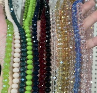 Stock à vendre 6x8mm pas cher usine AB couleur perles de cristal perles de verre perles en vrac pour lampwork et fabrication de bijoux
