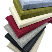 Panneaux insonorisants ignifuges modernes recouverts de tissu avec coton pour salon, cinéma et salle de musique – Réduction du bruit
