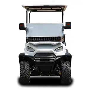 Brand New Design Factory 4000w 5000w 7000w 4 Wheel 2+2 Seat Sightseeing Club Cart Electric Golf Buggy Hunting Cars