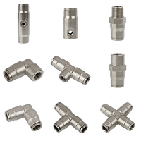 Raccord rapide haute pression en laiton 3/8 pouce pour pulvérisation de refroidissement, humidification de serre et utilisation extérieure