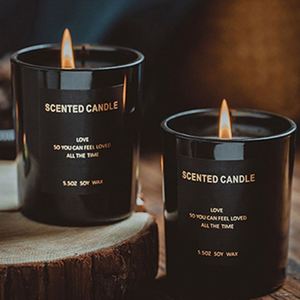 Wholesale 10 Oz Wood, Scent Glass Scented Candle Private Label Custom Aroma Organic Soy Wax Candle Scented/ - Product Image 1