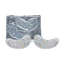 Patchs Oculaires Hydratants en Collagène Végétalien Bio, Enrichis en Vitamine C, avec Poids, pour Nourrir, Illuminer et Réparer