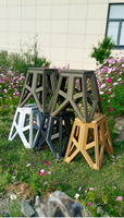Tabouret de meuble pliant en plastique épais, Portable, Mini chaise d'extérieur pour adulte, banc, tabouret de pêche