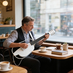 Guitare électro-acoustique personnalisée en gros, style rétro intelligent pour l'exportation transfrontalière et les magasins <span class=keywords><strong>de</strong></span> <span class=keywords><strong>musique</strong></span> - Product Image 6
