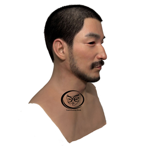 Maschera in Silicone Realistica con Capelli, Design Personalizzato, Realizzata a Mano, per Uomo, per Feste, Cosplay, <span class=keywords><strong>Halloween</strong></span>, Film - Product Image 2