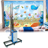 Impresora de Pared 3D, Impresora Vertical de Pared/Impresora de Pintura de Fondo de Pared 3D, Impresora de Inyección de Tinta Digital con Barniz