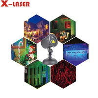 Projecteur laser d'extérieur alimenté pour Halloween, étanche, pour jardin, cour, Noël
