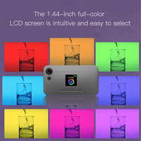 INVEER DVL7RGB Lumière d'appoint RVB pour appareil photo, éclairage vidéo LED portable pour smartphone, appareil photo reflex numérique, vlog, diffusion en direct et prise de vue