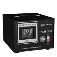 Régulateur de tension automatique monophasé YILONG SVC-2KVA, stabilisateur SVC avec bobine en cuivre pur à 100 %, AC 220V pour usage domestique