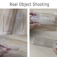 Boîtes de rangement rectangulaires en plastique durables et écologiques avec couvercles pour l'emballage des bonbons, des biscuits, des gâteaux et des desserts Expédition rapide